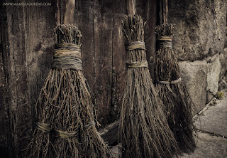 Aker Dantzaria Witch Broomsticks Berwick Zugarramurdi and Salem Besom Brooms by Victoria Francés
