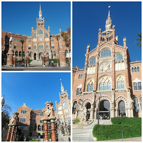 Hospital de la Santa Creu i Sant Pau em Barcelona