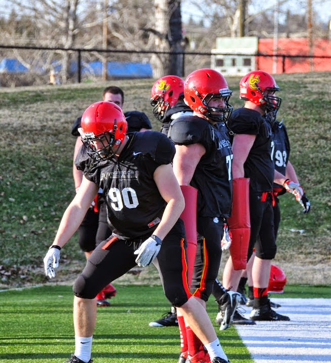 University of Calgary Dinos Football: May 2014