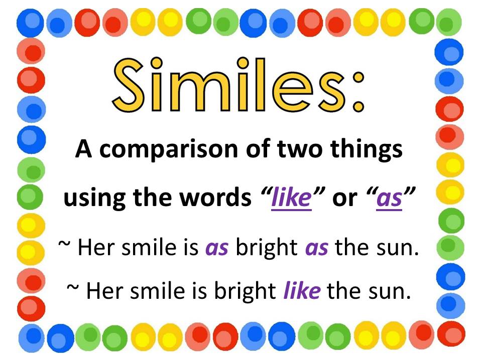 Literary Devices: Simile
