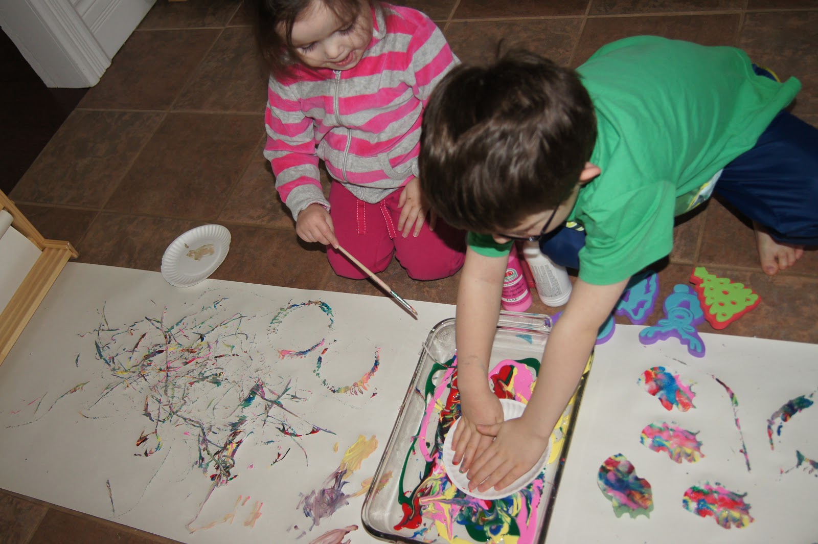 DIY Art Drying Rack, Kids Painting At Home - "Making ...