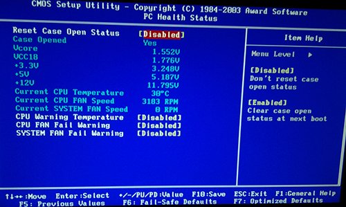 PC Health Status