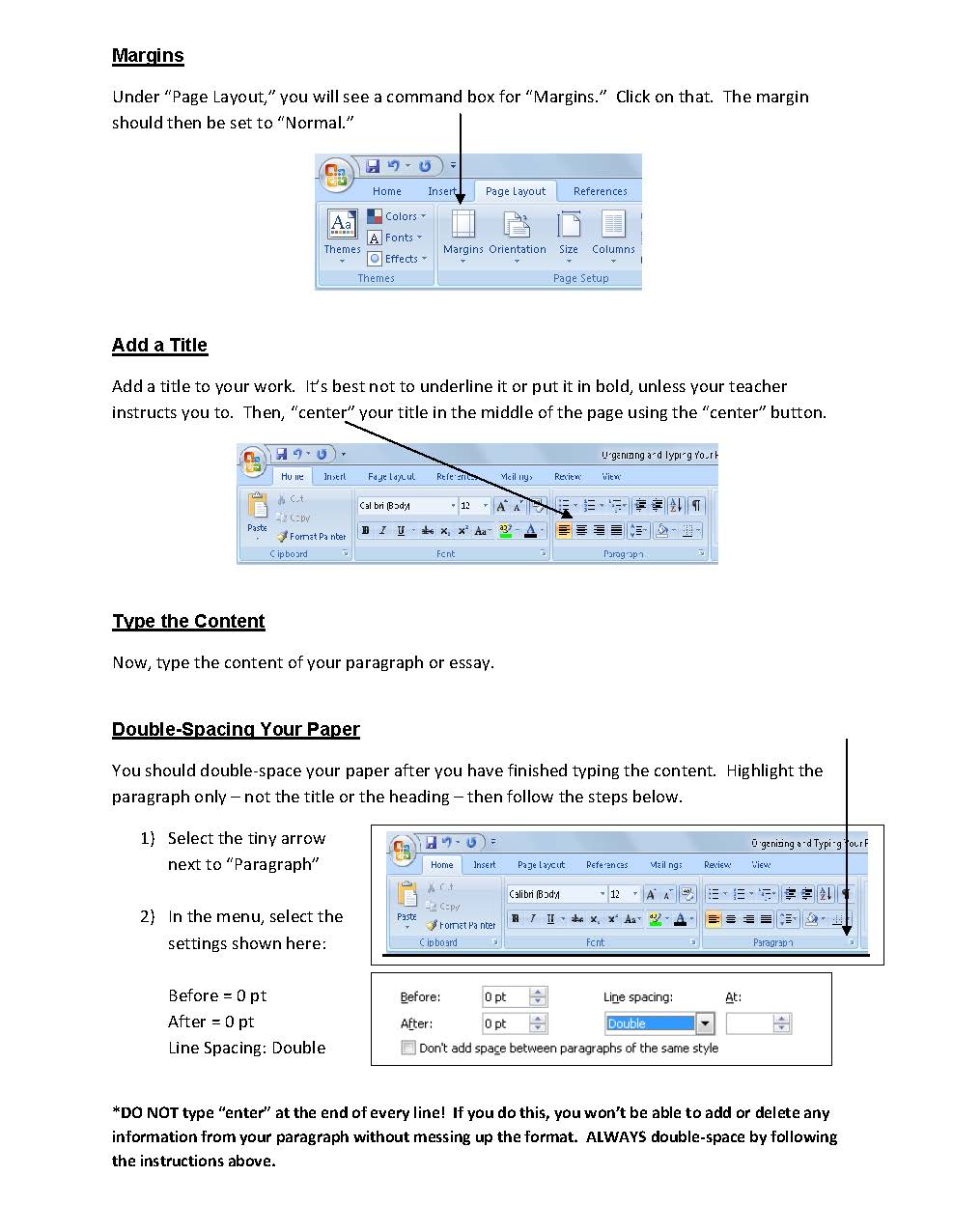 English and esol lab workshops basics of microsoft word kristin krogh 