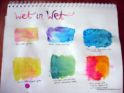 wet watercolor techniques workshop technique tutorials july method paints kara