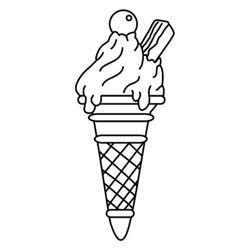 4100 Koleksi Gambar Hitam Putih Ice Cream Terbaru