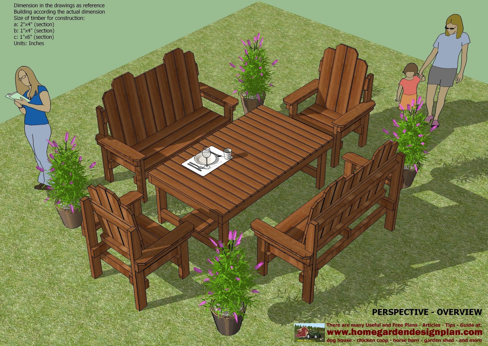 out door furniture plans