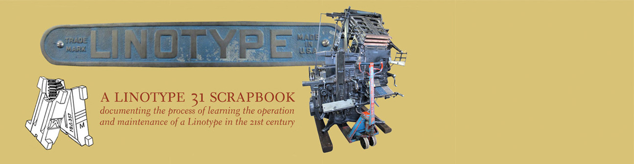 Linotype 31 Scrapbook