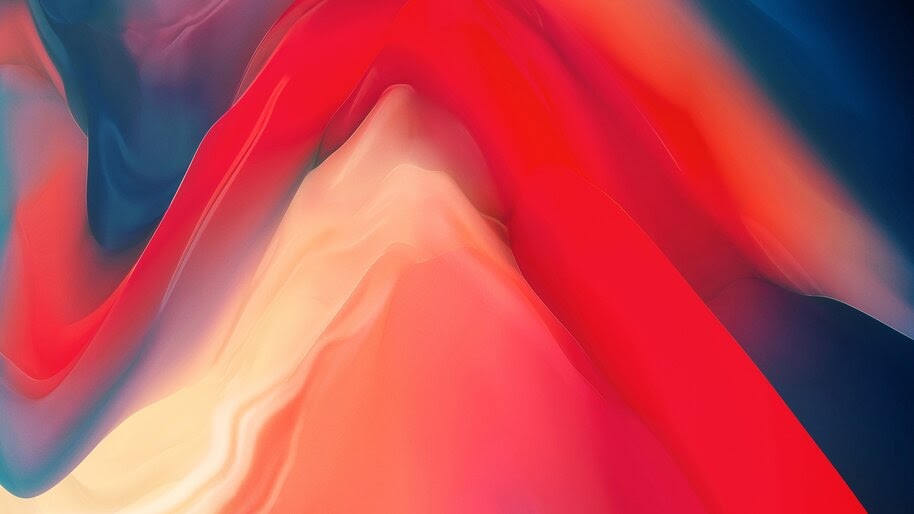 Red, Abstract, Digital Art, 4K, #4.298 Wallpaper