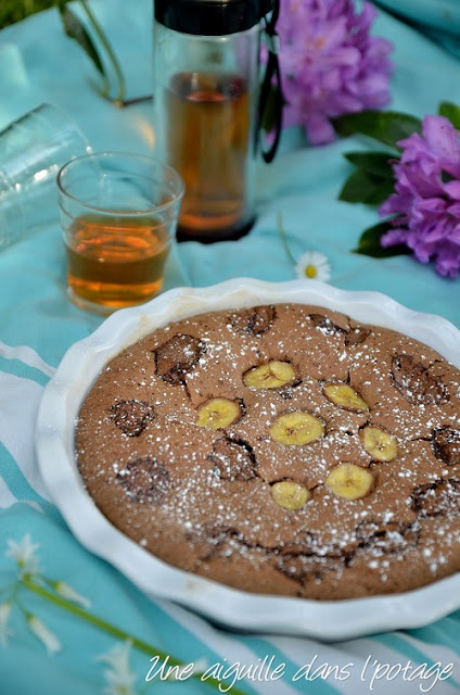 Le "savoureux" , gâteau chocolat-banane de Christophe Felder