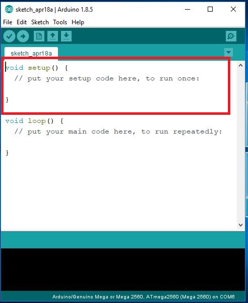 Figure 10 Setup function