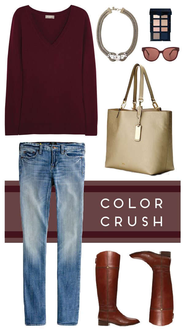 #fridaysfancies color crush: burgundy!