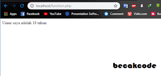 Penggunaan Function Pada PHP Yang Benar Penggunaan Function Pada PHP Yang Benar