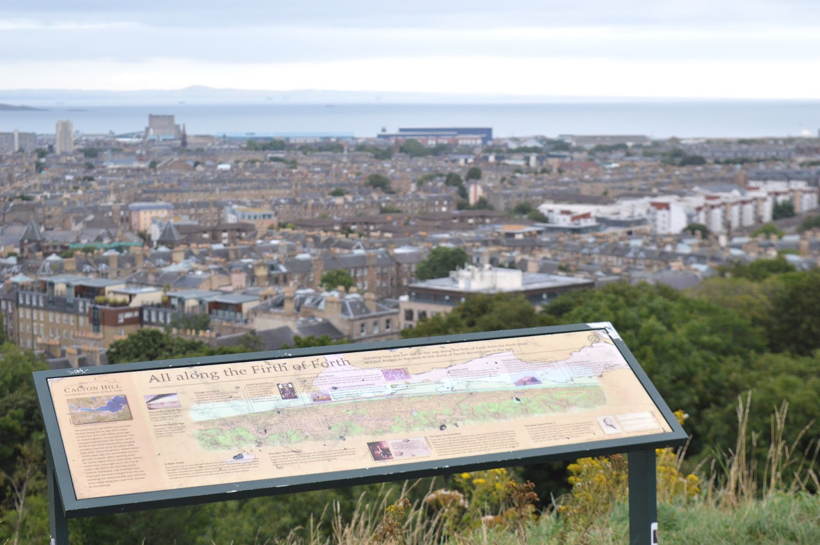 Calton Hill View of Edinburgh