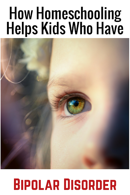 How Homeschooling Helps Kids Who Have Bipolar Disorder Homeschooling is great for any child, but it's particularly helpful to children who are living with mental health issues, such as bipolar disorder. Find out how in this post.