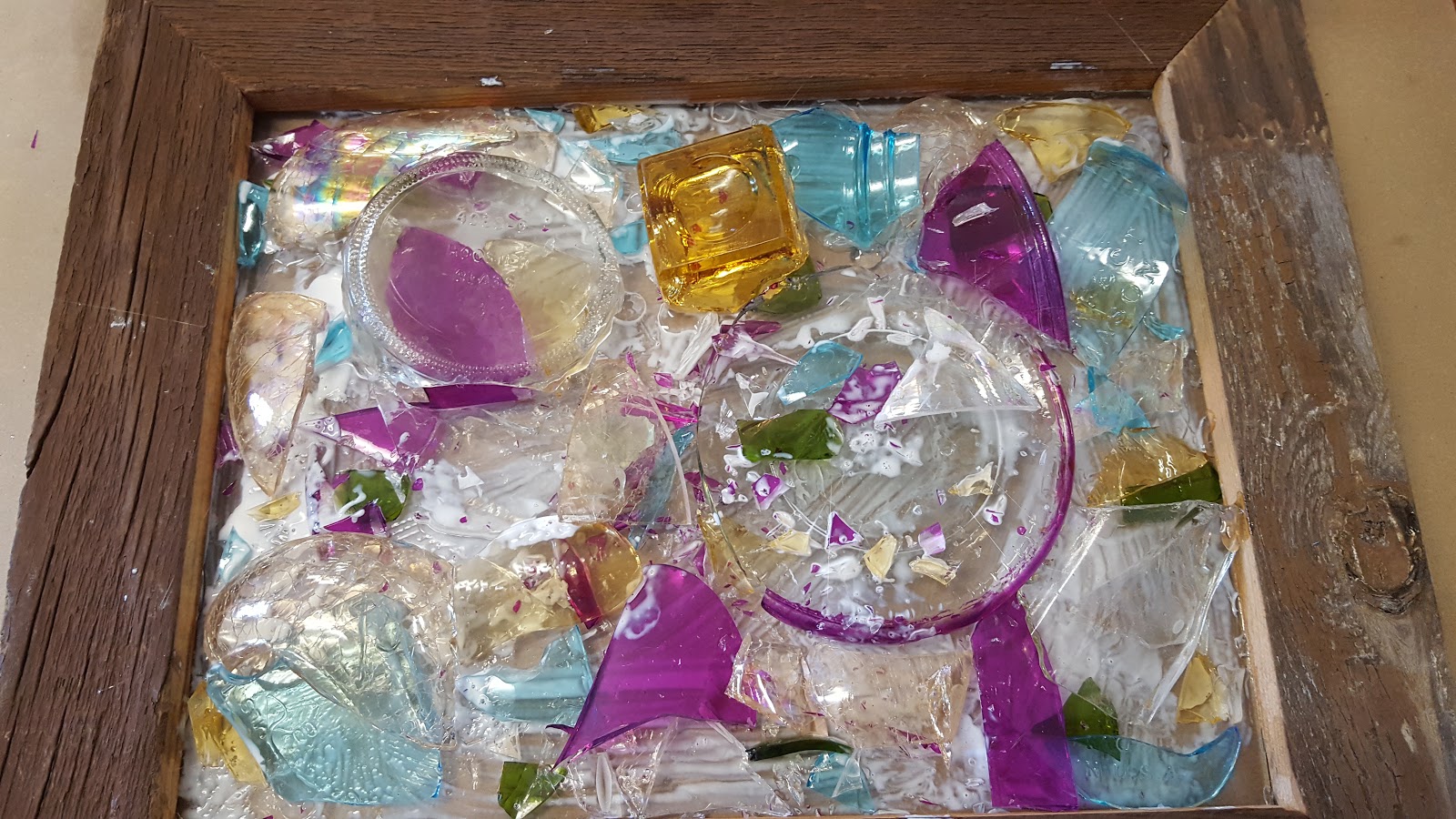 DIY Broken Glass Mosaic II