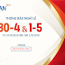 Doan Nguyen Net trân trọng thông báo lịch nghỉ lễ 30/4 - 1/5