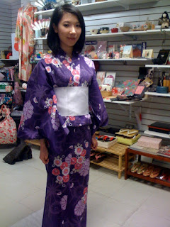 Yukata for Cherry Blossom Festival from Kimono House NY 212-505-0232