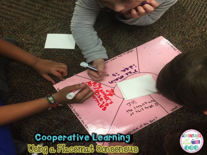 Adventures of Room 129 Cooperative Learning with Placemat Consensus!