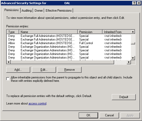 EXCHANGE 2007 ADDRESS BOOK