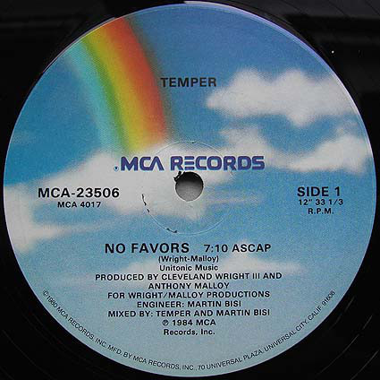 Temper - No Favors Temper - No Favors