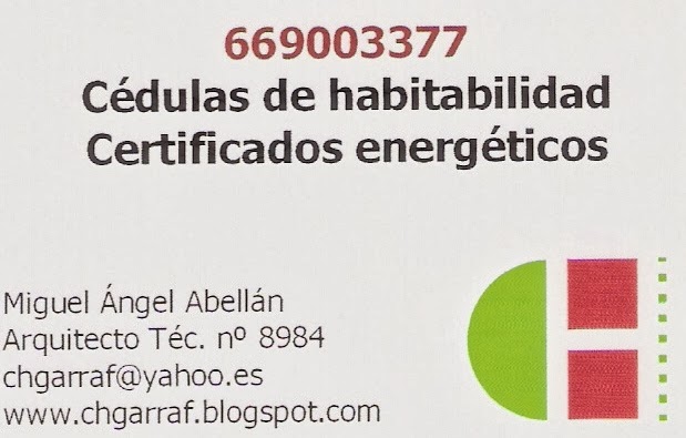 Certificados energéticos - Cédulas habitabilidad