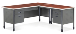 Metal Desk with Laminate Top Metal Desk with Laminate Top