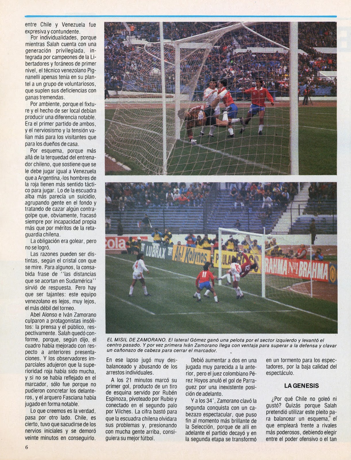 Partidos de la Roja [06/07/1991] ChileVenezuela 20