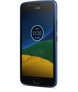 Take a look at the latest images of the Sapphire Blue Moto G5 