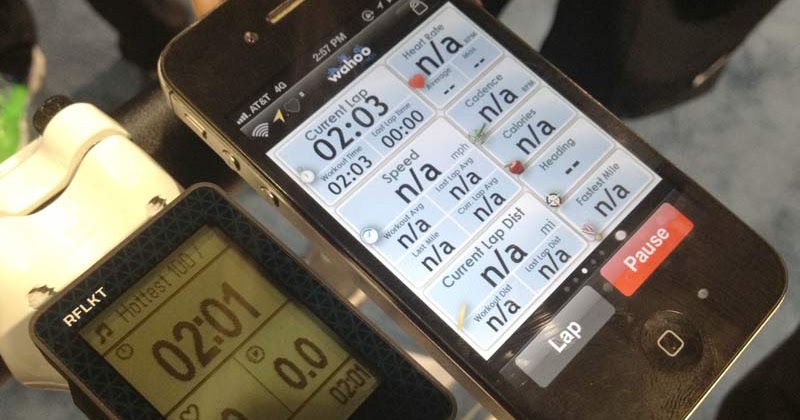 using iphone as cycling computer