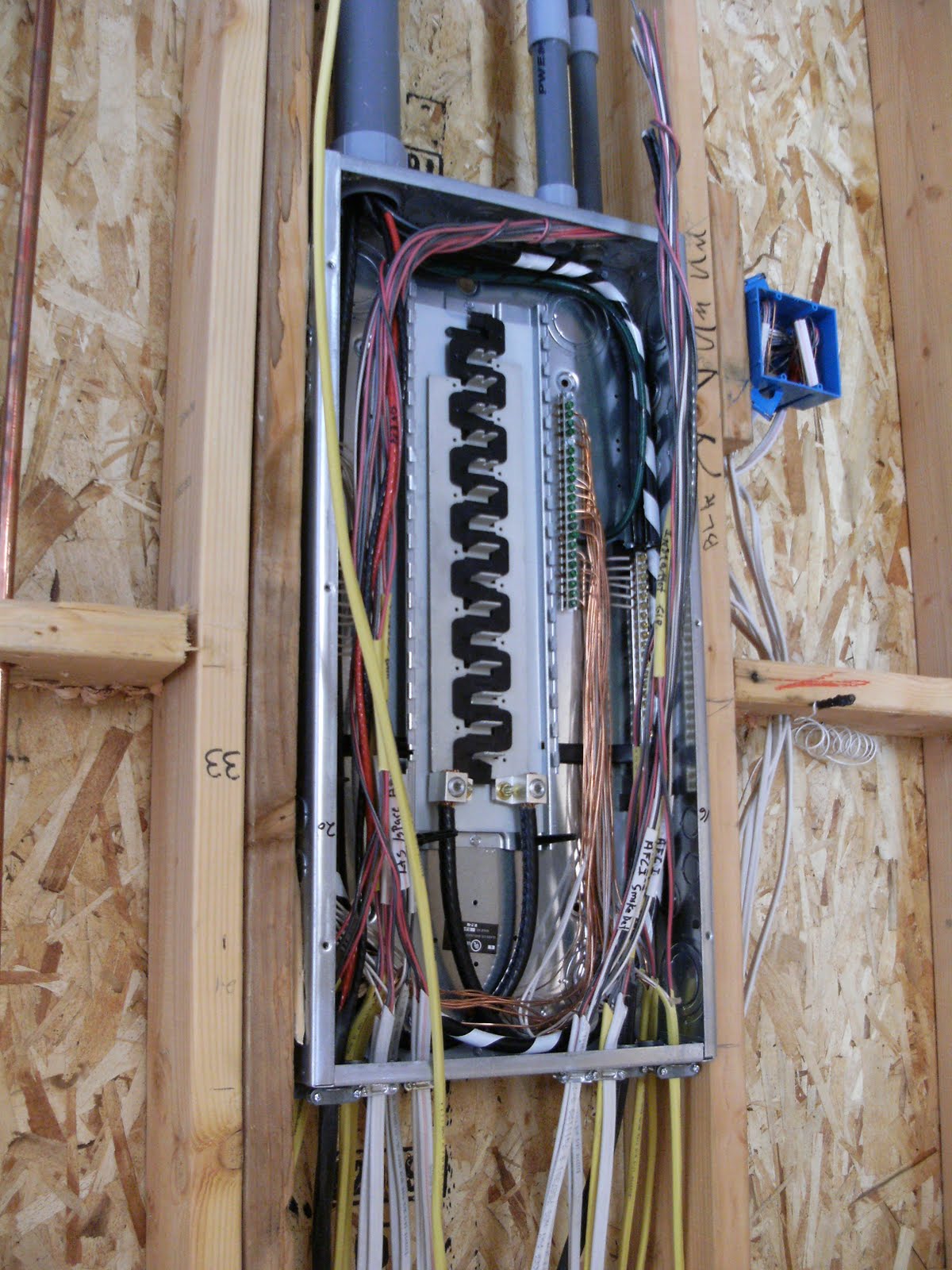 How We Build Your Dream Home - Part 5 telephone wiring cover 