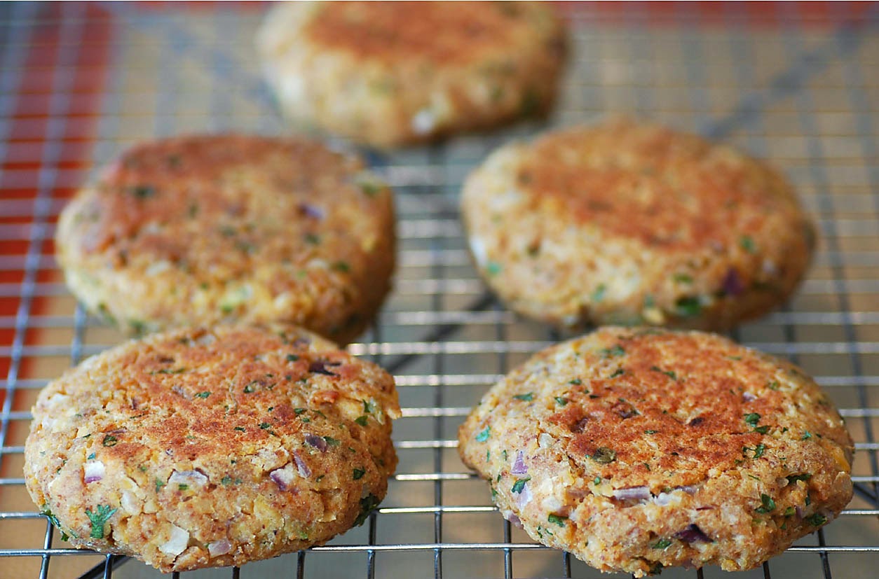 Savoring Time in the Kitchen Garbanzo Burgers