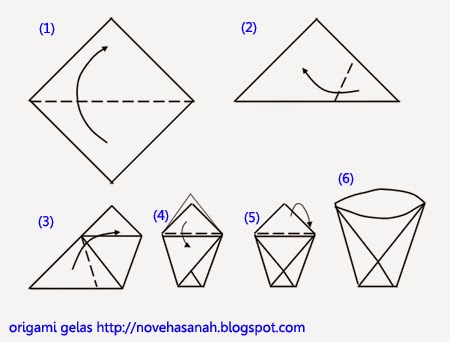 tutorial origami  untuk  anak 