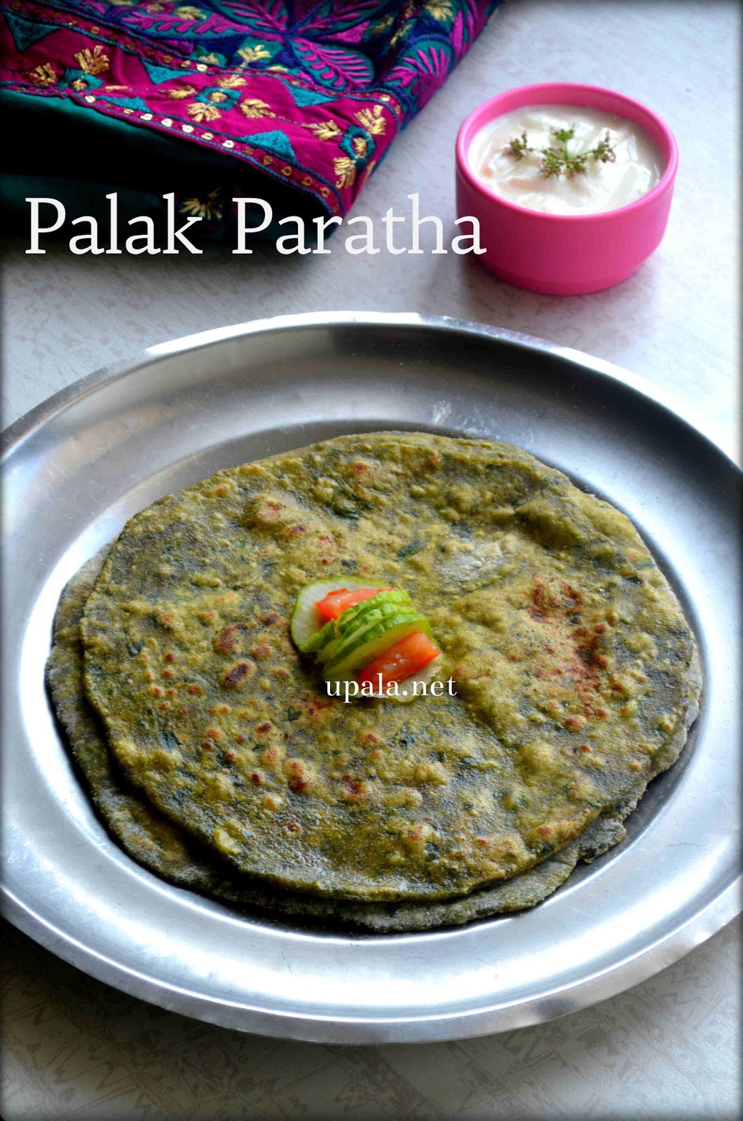 Upala: Palak Paratha/Spinach Paratha