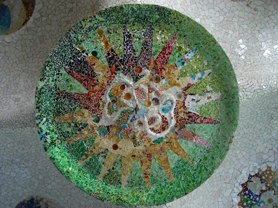 Park Guell designed by Gaudí in Barcelona