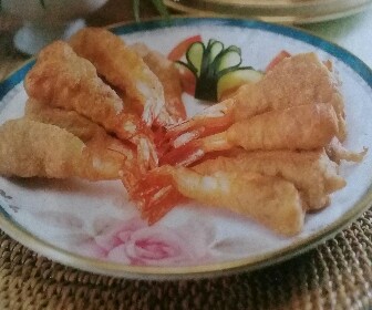 Udang Goreng Tepung Bumbu Rendang