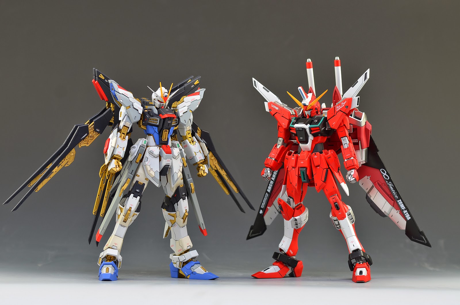 Custom Build MG 1/100 Infinite Justice Gundam + Conversion kit