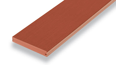 จำหน่าย ขาย ไม้พื้น รุ่นทีคลิป เอสซีจี ขนาด 20x300x2.5 ซม.สีมะฮอกกานี - SCG  T-Clip Nail Less Floor Plank 
