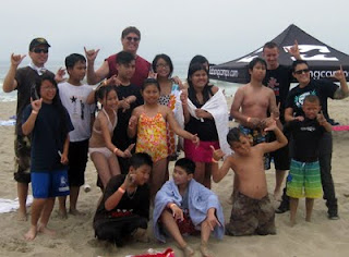Aloha Beach Camp hosted, free of charge, several low income and inner city youth groups at Zuma Beach during the summer of 2011. We taught middle school and older kids how to surf and boogie board.