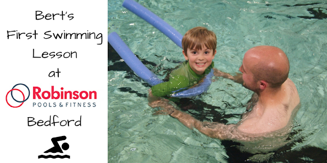 Bert's First Swimming lesson at Robinson Pools & Fitness Bedford
