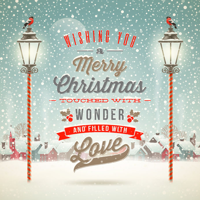 Banco de Imágenes Gratis: Merry Christmas and Happy New Year Postcards