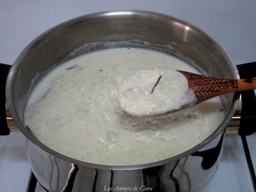 Arroz con leche cremoso