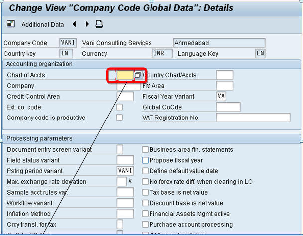 SAP FICO Real Time Issues: “Maintain the Chart of Accounts in company