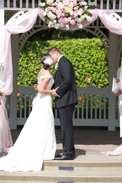 Real Disney Weddings - Brittney and Zack's Springtime Romantic Disneyland Hotel Wedding