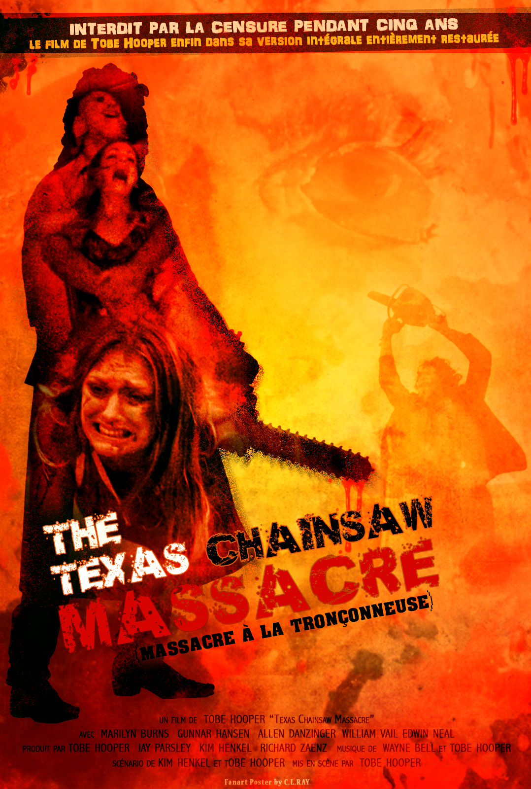 Massacre à La Tronçonneuse 2022 BACK TO THE MOVIE POSTERS: Massacre à la tronçonneuse - FanArt Poster