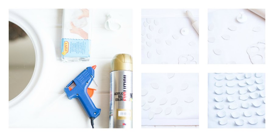 Espejo pasta modelar diy