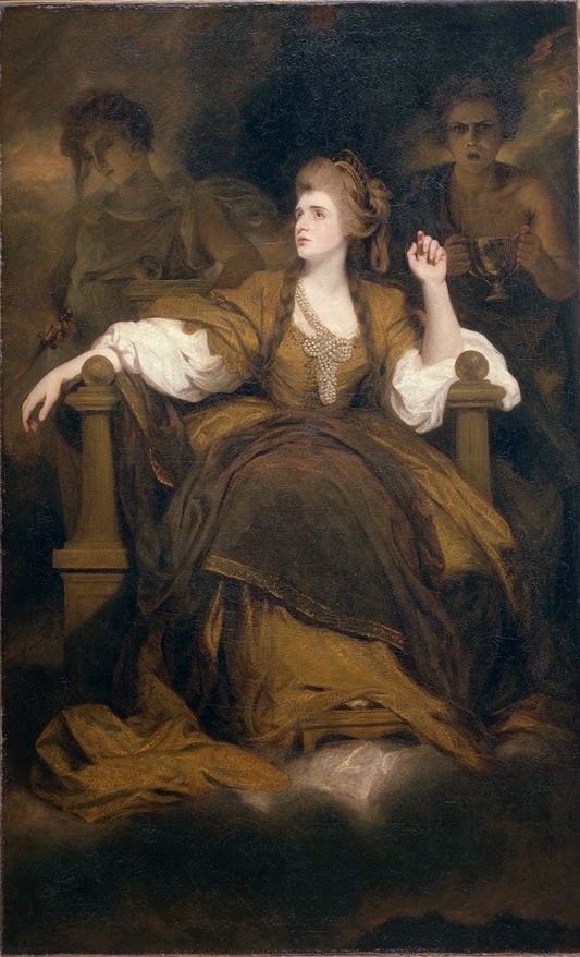 Mrs Siddons as the Tragic Muse by Joshua Reynolds, 1784