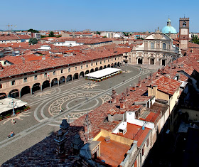 The beautiful Piazza Ducale in Vigevano