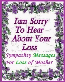 sorry messages sympathy messages