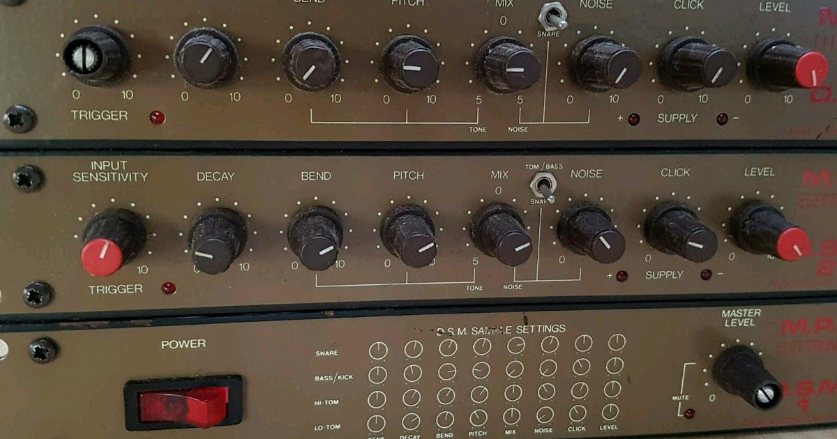 MATRIXSYNTH MPC vintage analog drum synthesizer modules x 3 made in England