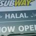 La cadena Subway sirve exclusivamente carne halal, que es la única que el Islam permite comer